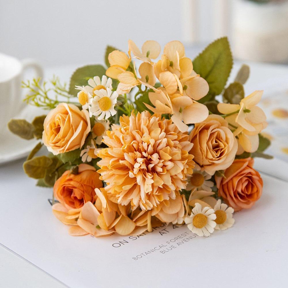 

Landscape Chamomile Combination 28.5cm Tea Bud Beautiful Hydrangea Home Ornamental