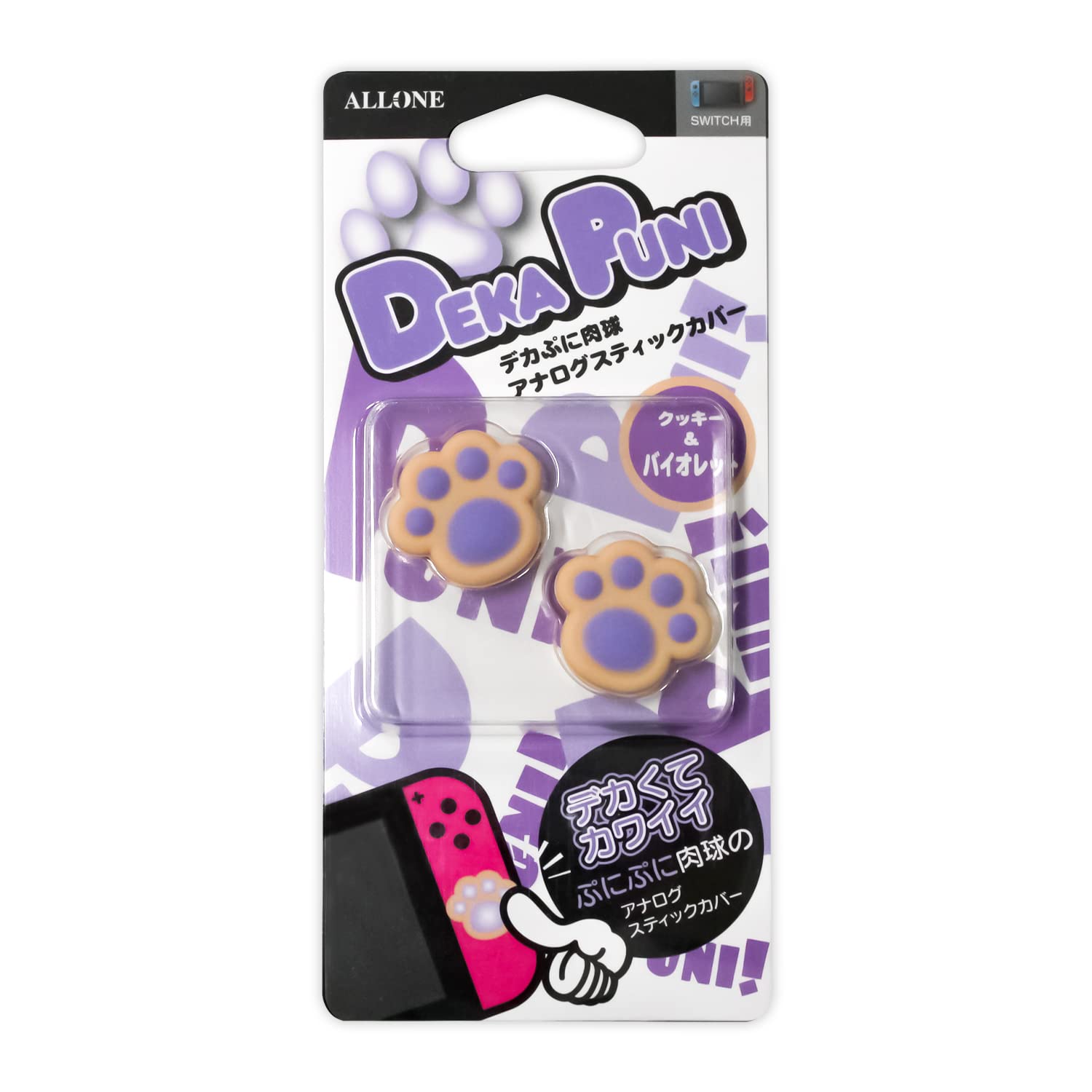 

Чехол для аналогового джойстика Alone Deka Puni для Nintendo Lite Nikukyu Cookie Ver, совместимый с органическим EL-дизайном модели, зарегистрированной защитой, милым исцелением