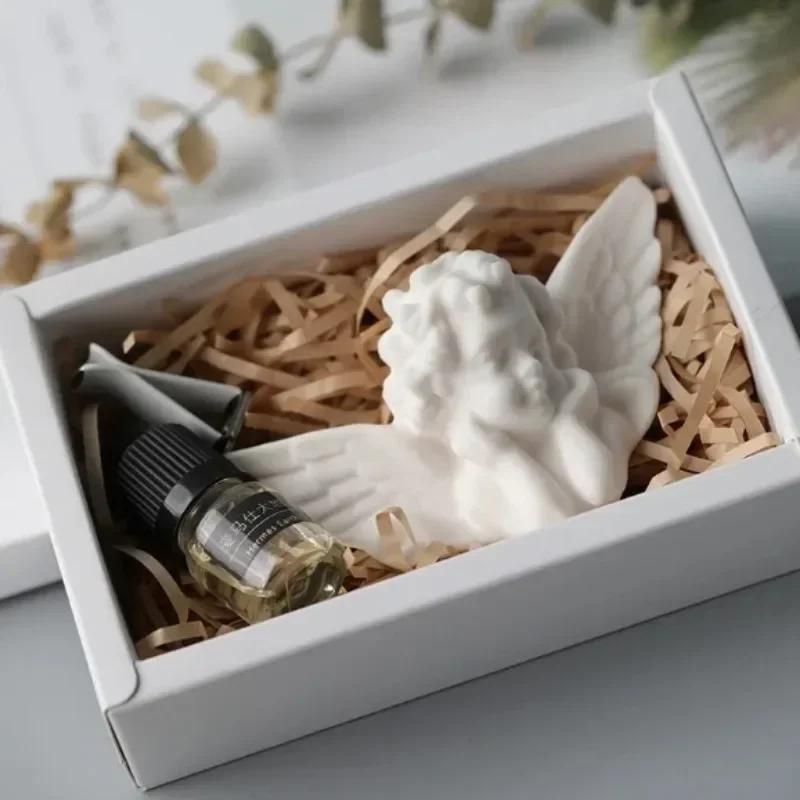 Forma silikonowa do mydła DIY Anioł/Syrena 3D Portret Gips Świeca Żywica epoksydowa Narzędzie do tworzenia Ręcznie robiona Czekolada Kostka lodu Zestaw do pieczenia