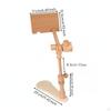 Adjustable Embroidery Stand Beech Wood Wooden Hoop Stable Base Desktop Stitching