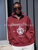 Trendy American Retro Design Lapel Zipper Hoodie for Women