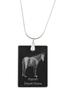 Namib Desert Horse – Crystal Pendant with Horse, Silver Necklace with Photo |
