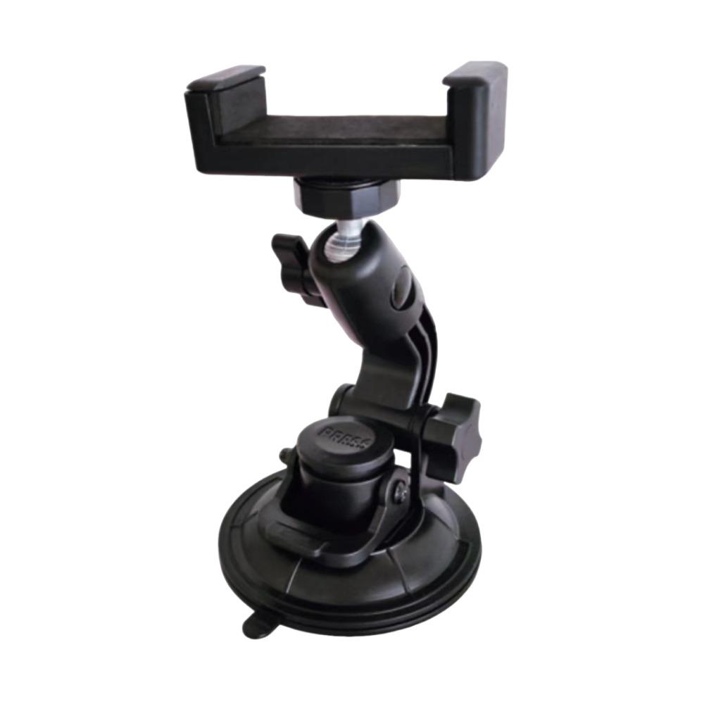 Black Car Phone Holder Anti-Shake Suction Cup Driving Stand  Car Interior Accessory