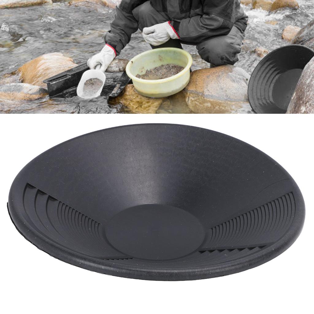 Gold Pan Metal Portable Gold Prospecting Beginners Kit Collection Tools for Outdoor Adventures