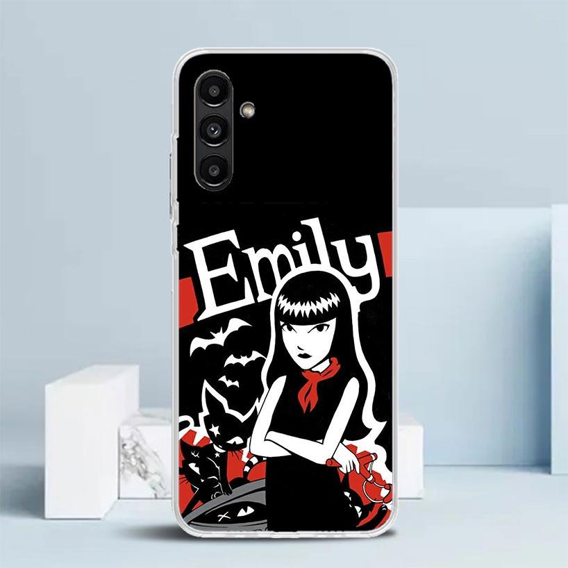 Comics Emily The Strange Cover for Samsung Galaxy A17 A37 A57 A16 A26 A36 A56 A15 A14 A55 Phone Case A13 A53 A25 A35 A24 A34 A23