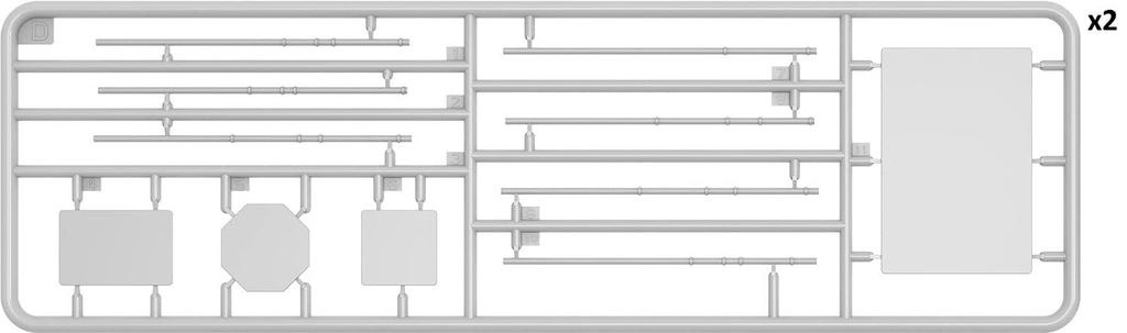 MiniArt Ukraine Road Sign Set 2010s Plastic Model MA35635 1/35