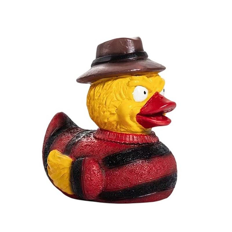 Klassische Horrorfilmfigur Ente Halloween Horrorfilm Ente Büro Schreibtisch Auto Armaturenbrett Dekoration Halloween Sammlerstück