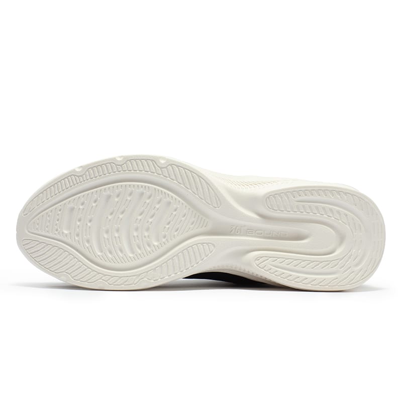 361 Slip Resistant, Abrasion Resistant, Breathable Low top Casual Running Shoes Women's Black White 682412222FV-4