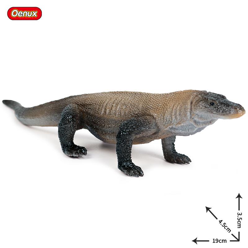 Oenux New Simulation Wild Reptile Animals Action Figures Lizard Model Figurines Kids Education Congnitive Scene Decoration Toy