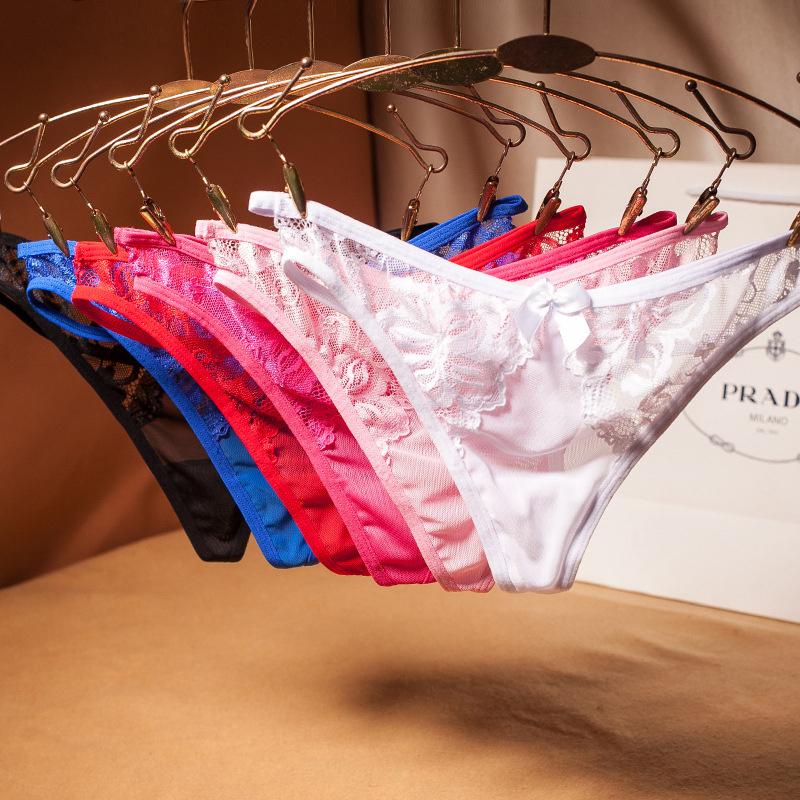 Perizoma da donna Intimo di pizzo sexy Mutandine da donna Lingerie Intimo bikini Pantaloni Perizoma intimo