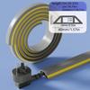 1pc 1m/2m/3metersX4cm Floor Cord Cover for Wire Self Adhesive Cable Cavity Management PVC Cord Power Floor Wire Protector Cover