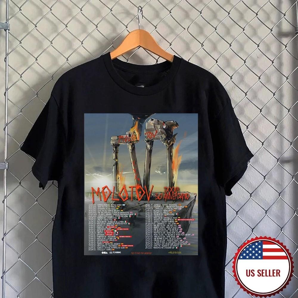 

MOLOTOV Band Europe Tour 30th Anniversary TXXXR T shirt Tops tees Men s Women s Full Size S-4XL S