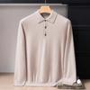 New Albas Small Cashmere POLO Shirt Pure Cashmere Lapel Sweater Knitted Sweater