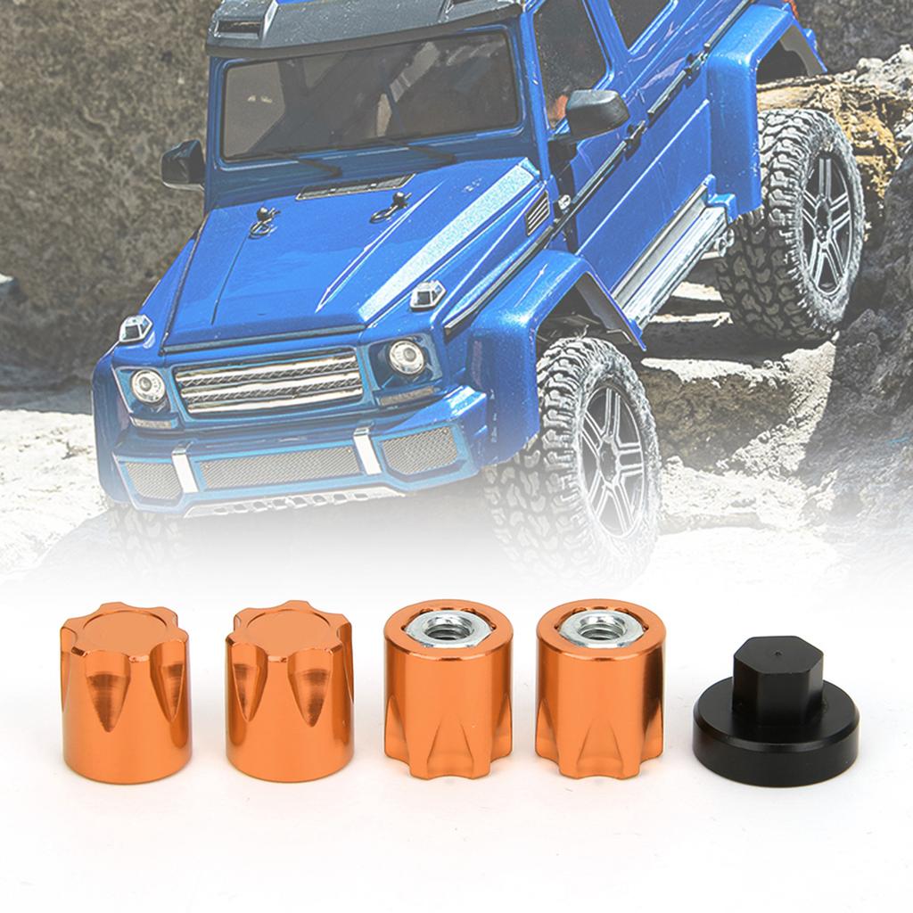 4pz Tappo Centrale Cerchione M4 Dado Adatto per Traxxas TRX4 per Axial SCX10 90046 D90 per Tamiya