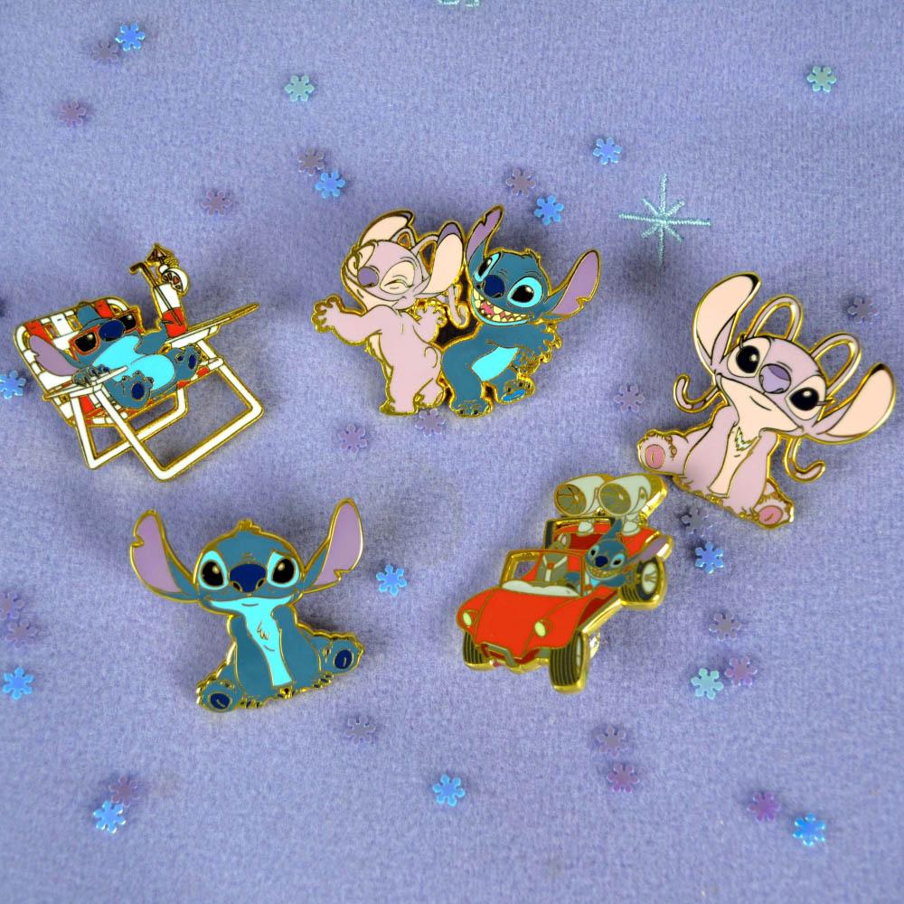 Iknowk Disney Stitch Single-Sided Badge 5 Types