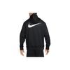Nike Solid Color Logo Print Zip Hoodie Jacket Men Jackets Black FB7116-010