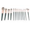 Set 14 Pennelli Trucco Polvere Correttore Fard Ombretti Blush con Verde St