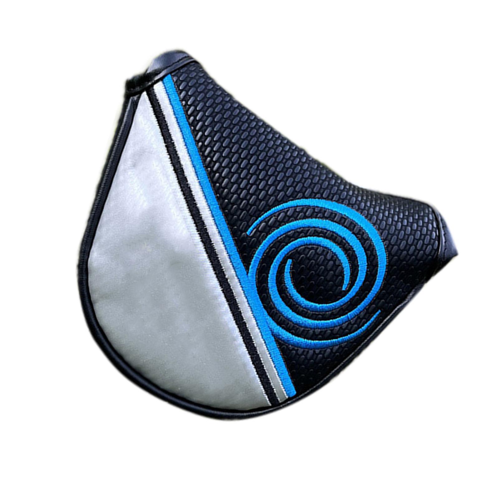 

Mallet Putter Head Cover Magnetic Suction Buckle Long Semicircle Golf Accessories for Putter Type2
