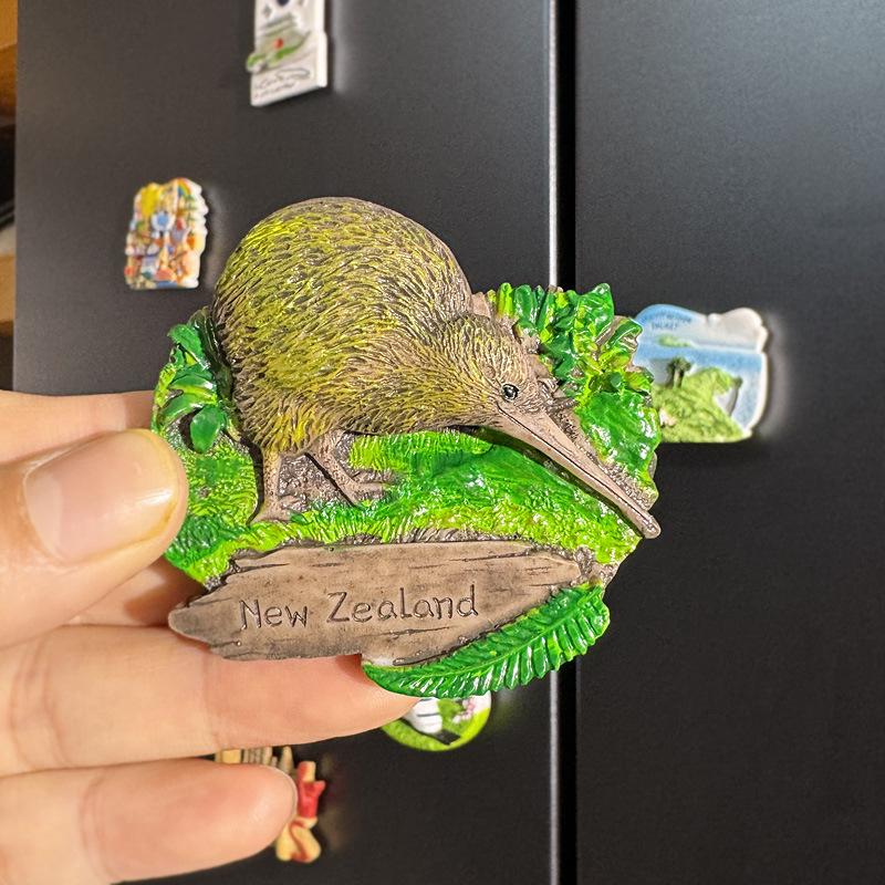 3D City Travel Souvenir Magnets: European and Global Regions