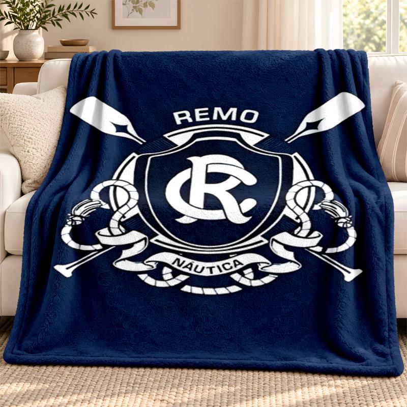 Clube do Remo blanket Flannel Blanket Soft Cozy Plush Throw for Sofa Bed Lightweight Home Decoration Outdoor camping