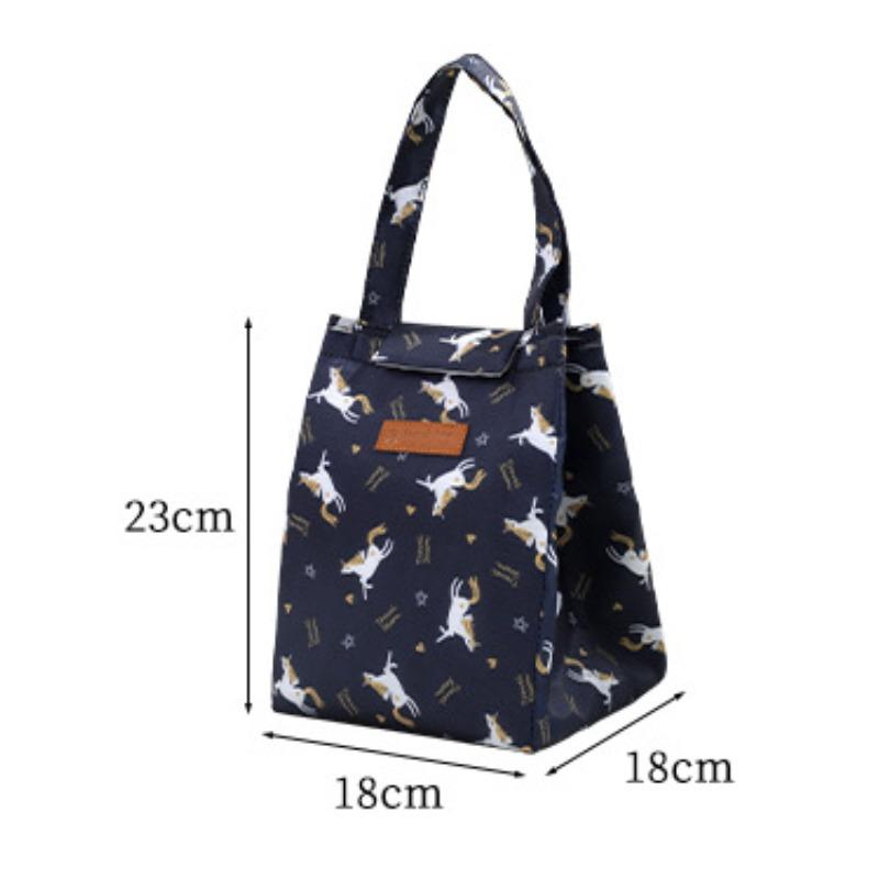 Mode isolierte Lunch-Taschen für Männer Frauen Frühstück Box Organizer wasserdicht Camping Essen Getränk Kühltasche Picknick Reise