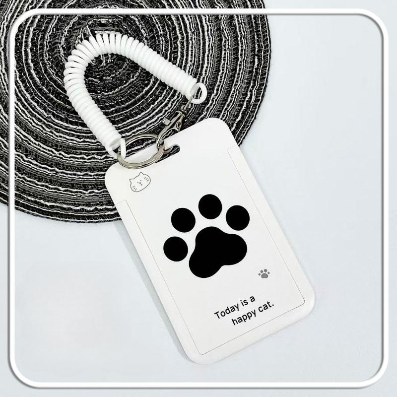 Waterproof Cartoon Plastic Card Cover Women's Kids Bus Credit ID Name Business Working Bank Card Badge Holder Protective Cover