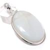 Mother Of Pearl Gemstone 925 Sterling Silver Jewelry Pendant 2.36"