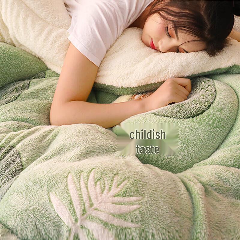Nanjiren Winter Fiber Quilt with Lamb Velvet Feel