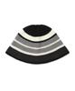 CAVISH Striped Knit Bucket Hat Black(Cv2Dsuab24A)