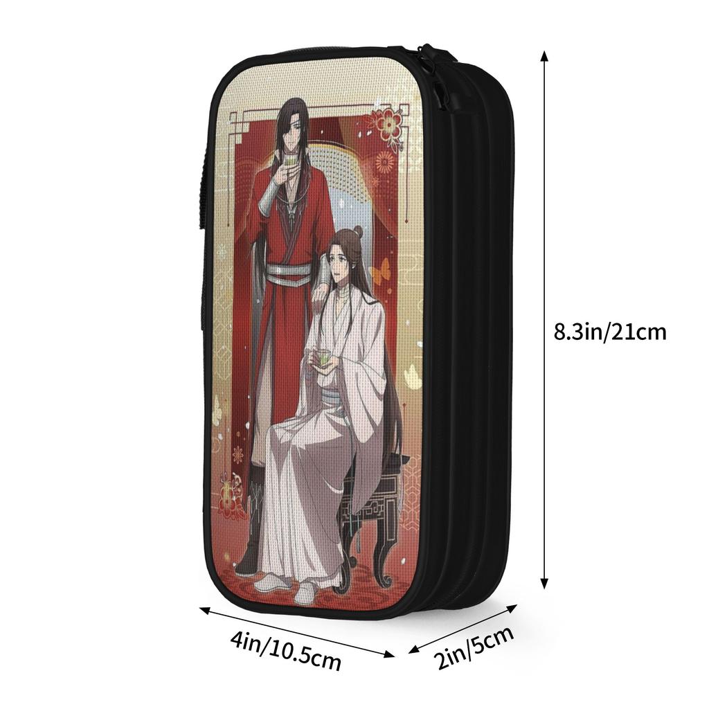 Heaven Official's Blessing Pencil Case Fun Pen Box Bag Student Big Capacity School Supplies Gifts Pencilcases