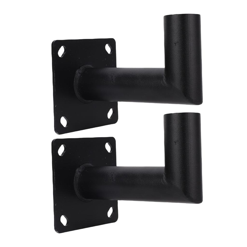 2Pcs 90 Degree Wall Mount Bracket Alloy Steel L Shaped Bracket for Outdoor Flood Lights