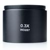Rosfix Soczewka Do Mikroskopu Stereoskopowego 0,3x – Powiększenie 0,3X | Odległość Robocza 287mm | Gwint 48mm