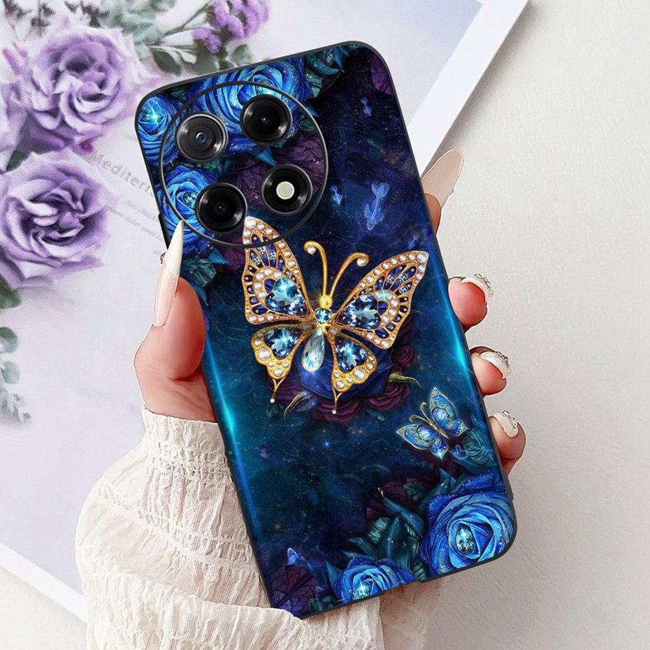 New Design Phone Case For Tecno Camon 30S Pro Camon30S CLA5 CLA6 Black Silicon Soft TPU Back Cover For Camon 30S 30SPro 4G