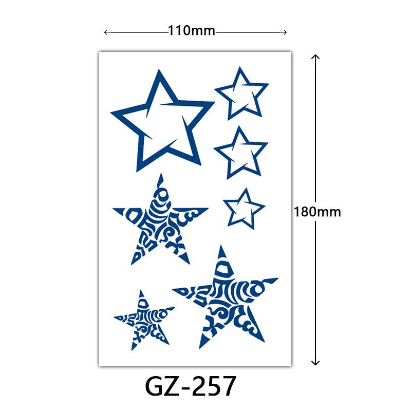 Herbal Semi-Permanent Tattoo Sticker, Semi-Permanent Tattoo Sticker, Anti-Rub, Anti-Sweat Tattoo