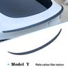High Performance Rear Spoiler for Tesla Model 3/Y - Carbon Fiber Texture, Original Style, P Version by Ya Qi Accessories