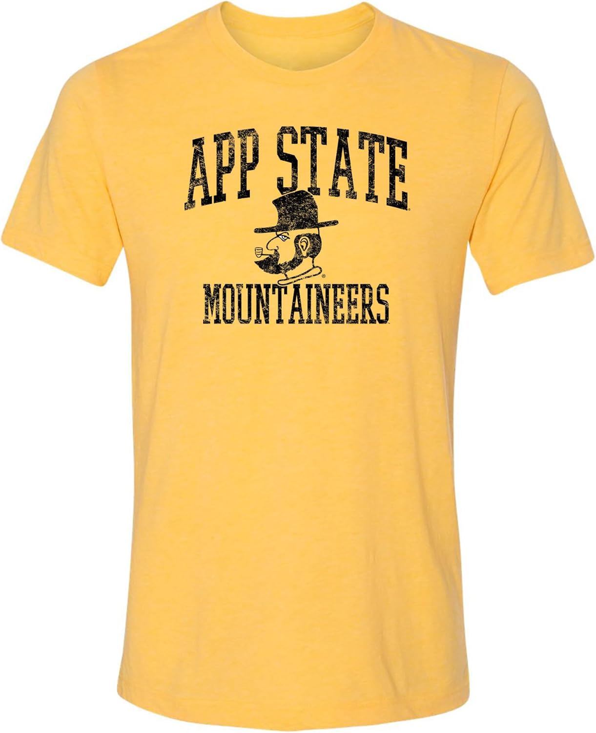 UGP Campus Apparel Appalachian State Yosef Distressed, Team Color Triblend T Shirt S