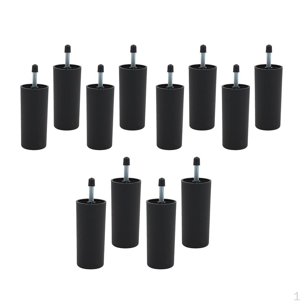 

12x Подставки для кровати, подъемники для стола, цоколь для мебели, напольные 100 мм