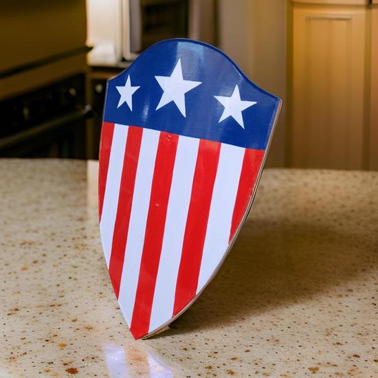 60.96 Cm Viking Shield Full Metal Shield for Cosplay and Home Decorative Medieval Shield