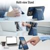 For iPhone 16 Pro Max Case AUTSPACE A12 Leather Back Cover with Magnetic Detachable Card Bag Kickstand