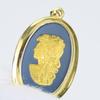 Used Wedgwood Pendant top metal 2.9g gold blue plating