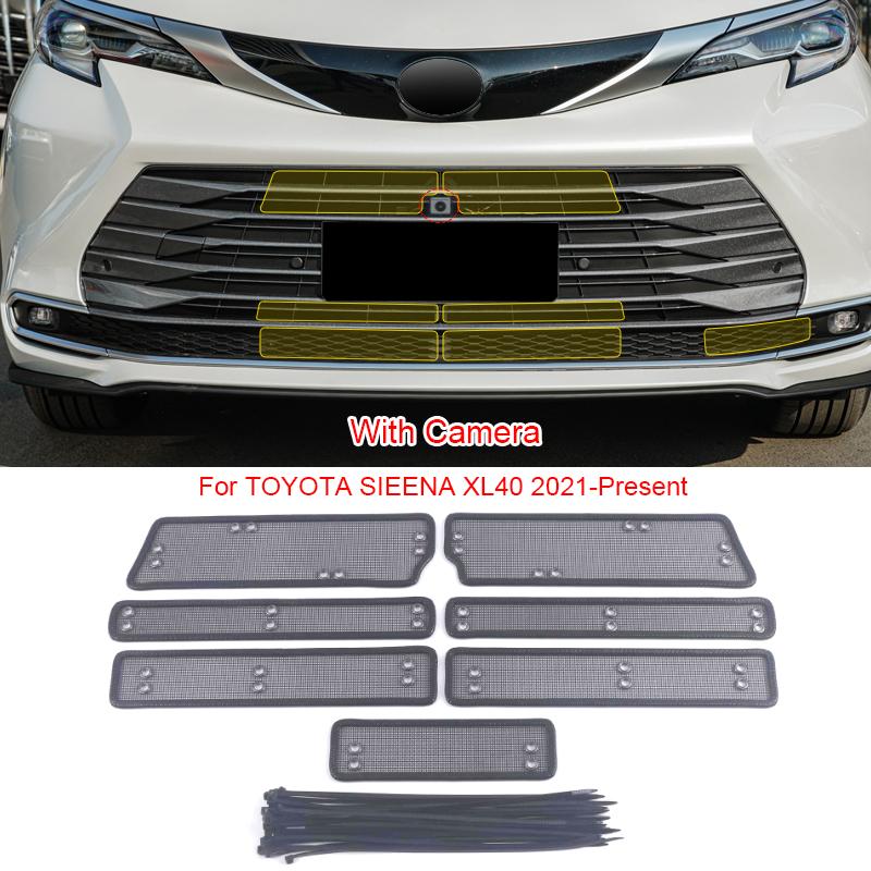 

Автомобильный защитный чехол для воздухозаборника от насекомых, вставка Airin, сетчатый вентиляционный фильтр для гоночного гриля для Toyota Sienna XL40 2021-2025, аксессуар