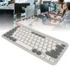 Compact Round Keycaps   Keyboard Wireless   2.4G Dual Mode Portable Slim Keyboard for   for   for
