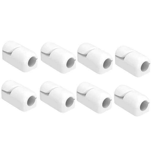 Kabelclip-Organizer Desktop-Kabelmanagement-Basis Klemme Befestigungselement Selbstklebend Silikon Praktische Netzkabelklemme Feste Schnalle