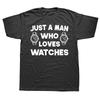 The Collector Watchmaker Horologist TShirt Cotton Retro Street Fashion Mens Shirt Short Sleeve Design Tops Men Clothing Funny