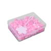 Pony Beads Kit Candy Color DIY Jewelry Making Beads Hair Beads for Bracelet Necklace Crafts MakingPink