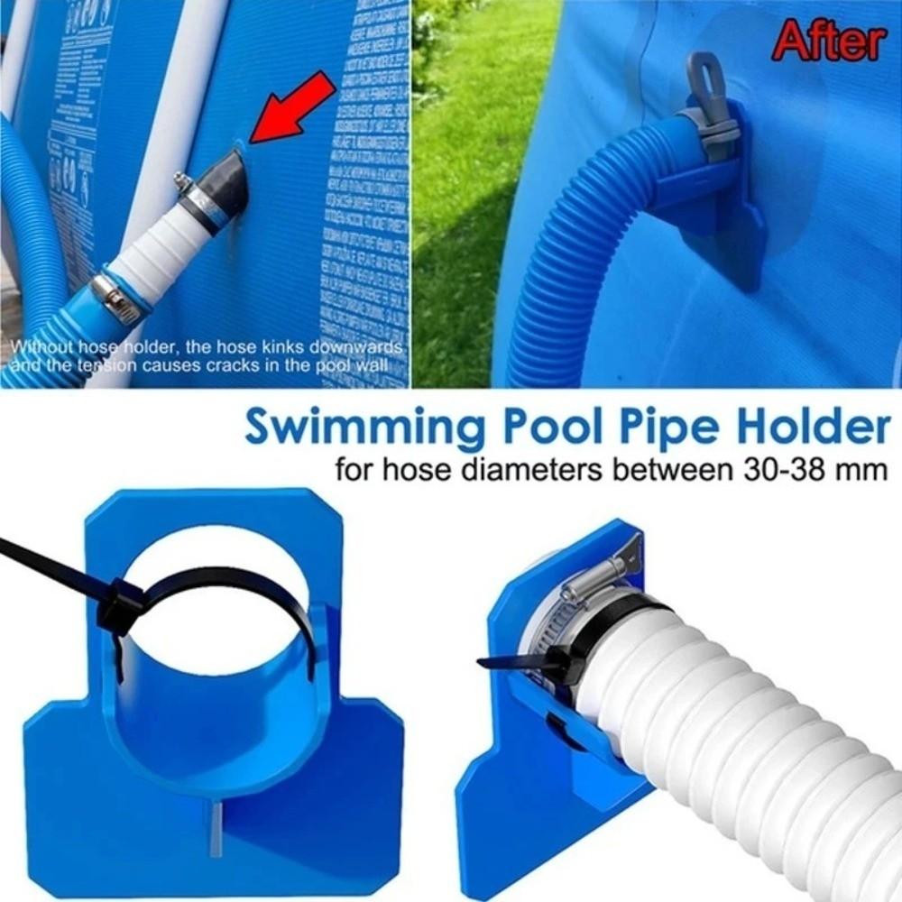 Easy To Install Swimming Pool Pipe Holder Mount Durable Pool Accessories for Above-Ground Pool