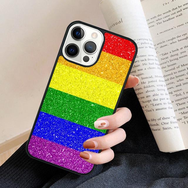 Gay Lesbian Lgbt Rainbow quotes Phone Case Cover for iPhone 17 Air 16 15 14 13 11 12 Pro Max Plus Fundas Coque