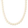 Luxurious Round Pearl Necklace & Bracelet Set for Women - Gold-Plated Clavicle Chain Jewelry