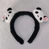 Adorable 2026 Panda Hair Accessory: Cute Round Headband & Funny Clip for Girly Wash Face Routine