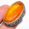 Natural Baltic Amber Gemstone 925 Sterling Silver Jewelry Ring Size 8.5 AR-16638